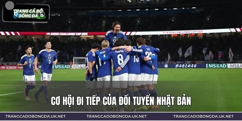 Cơ hội đi tiếp của đội tuyển Nhật Bản là rất cao
